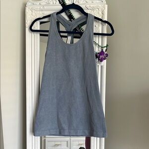 Lululemon light blue cotton tank